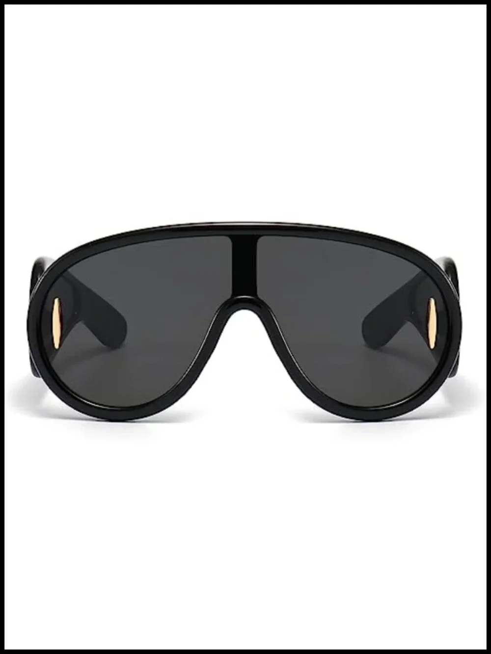Oversized Futuristic Shield Sunglasses UV400 Protection Unisex